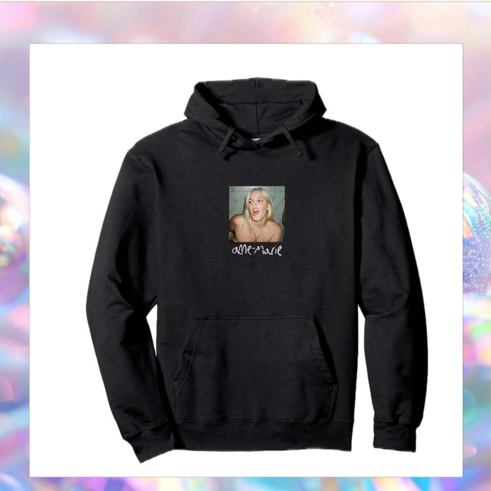 Anne-Marie Black Hoodie Standard Album Photo Unhealthy Size Medium and Large New